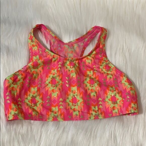 Xhilaration Girls Tribal Aztec Print Bikini Size M/7-8 - Picture 2 of 10